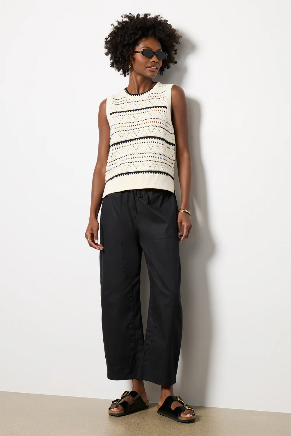 Pistola Theo Drawstring Poplin Pant | Estella Boutique