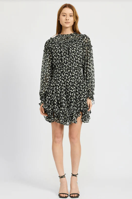En Saison Genevieve Mini Dress Extra Small