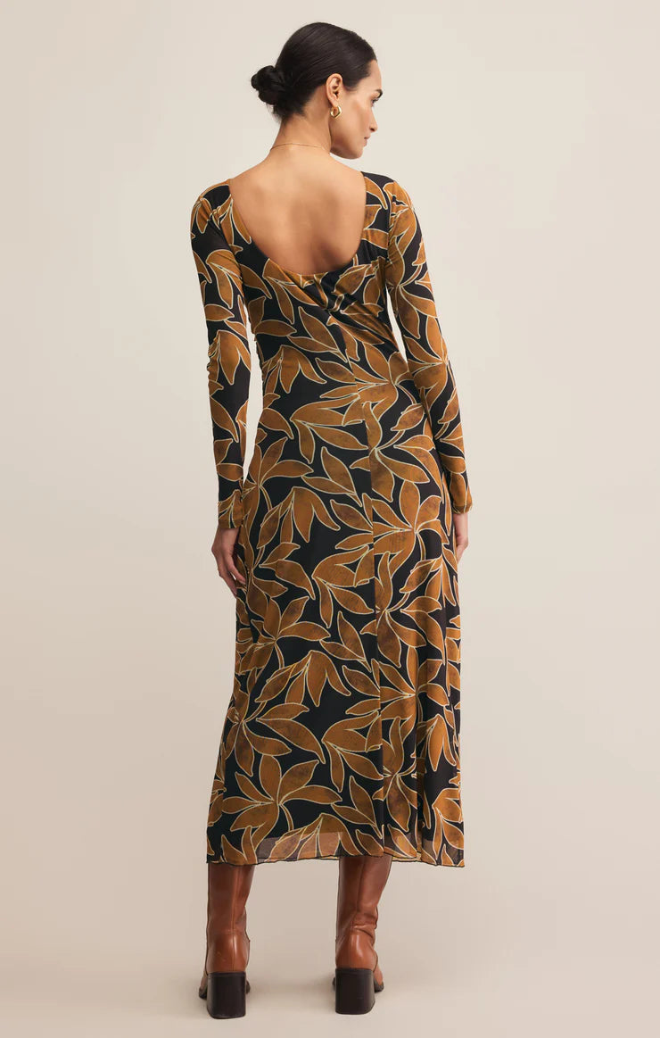 Z Supply Spellbound Mesh Floral Maxi Dress | Estella Boutique