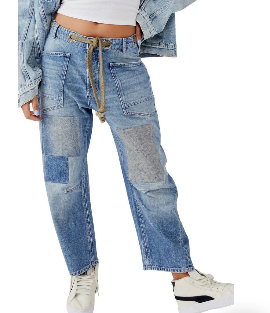 Drapey A-Line Pull-On Jeans  Free People - Clearance – Jolie